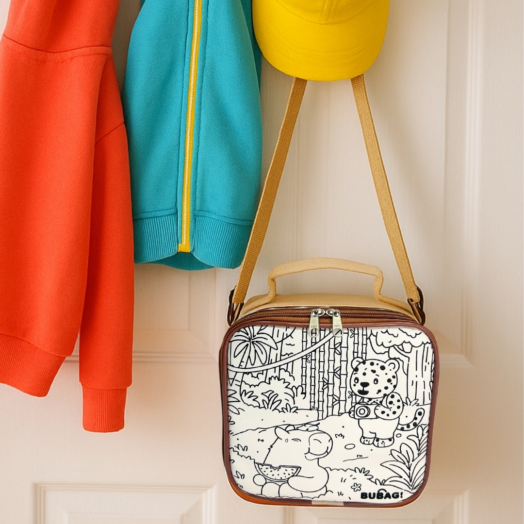 170 Lancheira para Colorir com Canetinhas Infantil - 19x9x19 cm - Imagem 2